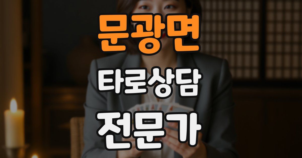 문광면 타로상담전문가 자격증