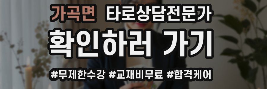 가곡면 타로상담전문가 자격증