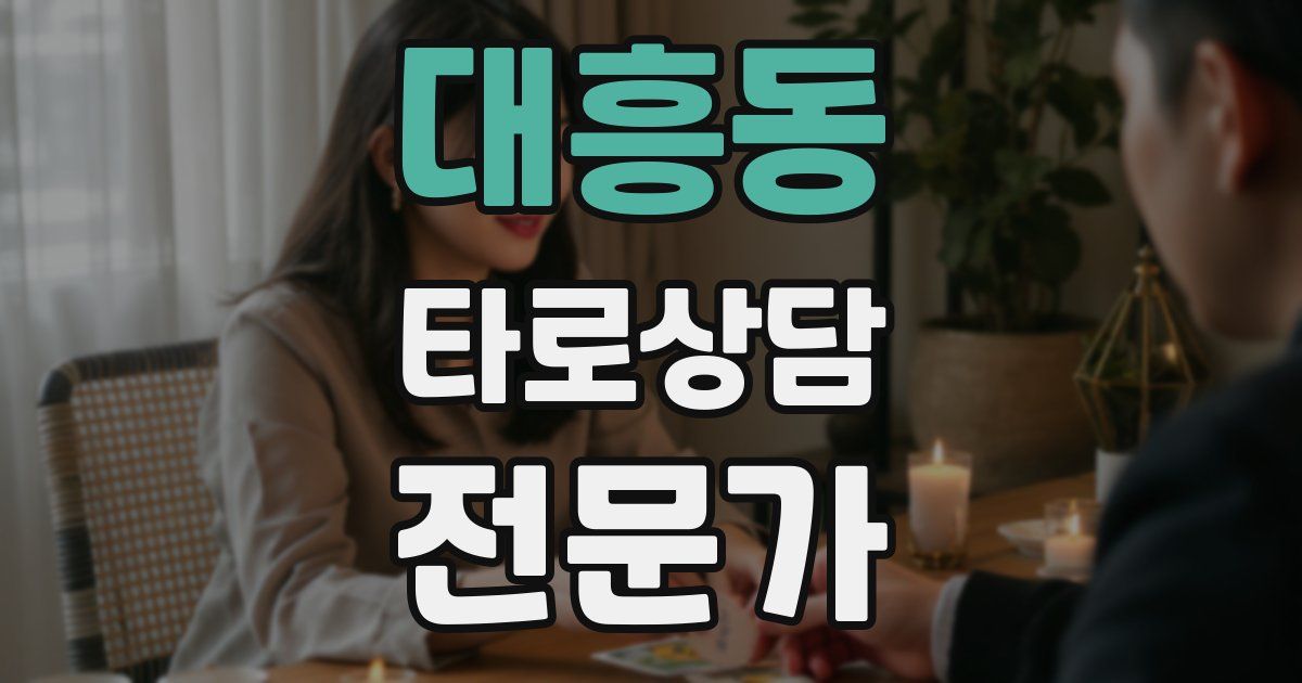 대흥동 타로상담전문가 자격증