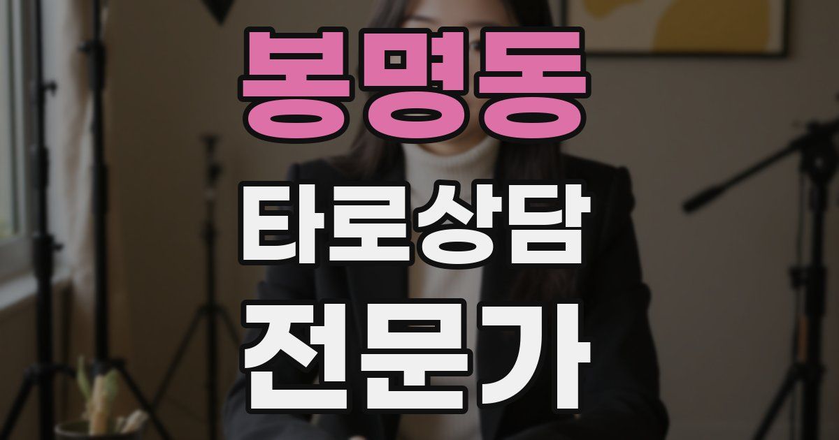 봉명동 타로상담전문가 자격증