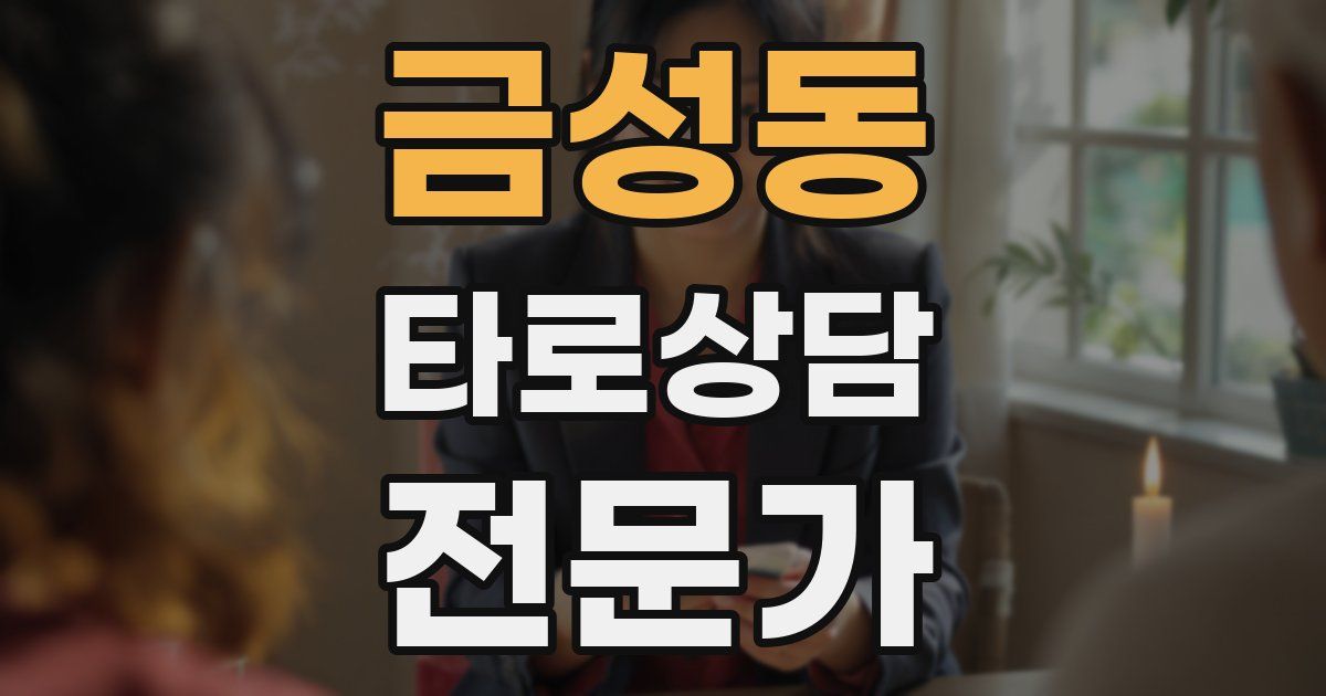 금성동 타로상담전문가 자격증