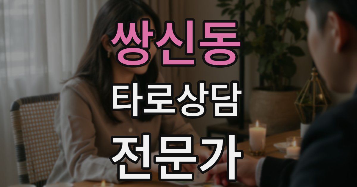 쌍신동 타로상담전문가 자격증