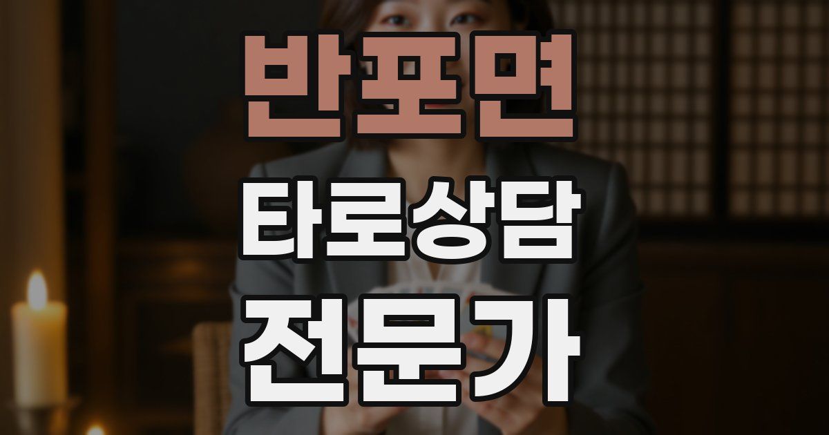 반포면 타로상담전문가 자격증
