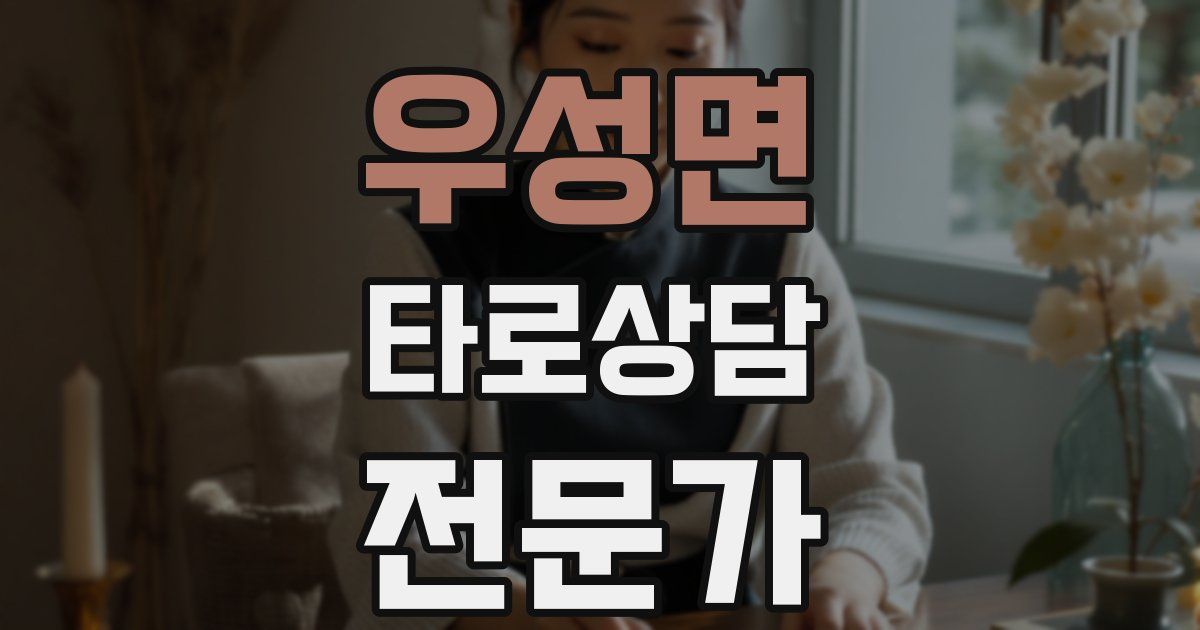 우성면 타로상담전문가 자격증