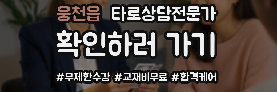웅천읍 타로상담전문가 자격증