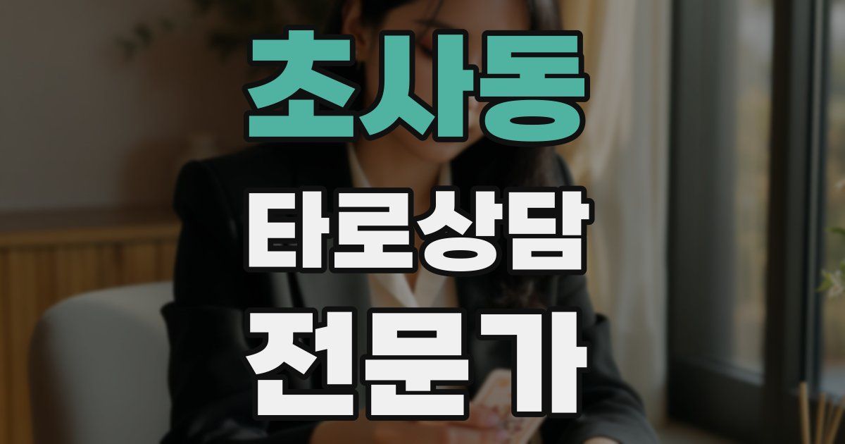 초사동 타로상담전문가 자격증