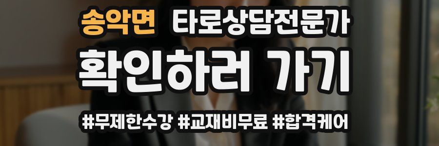 송악면 타로상담전문가 자격증