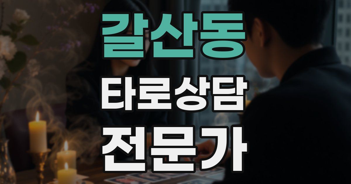 갈산동 타로상담전문가 자격증