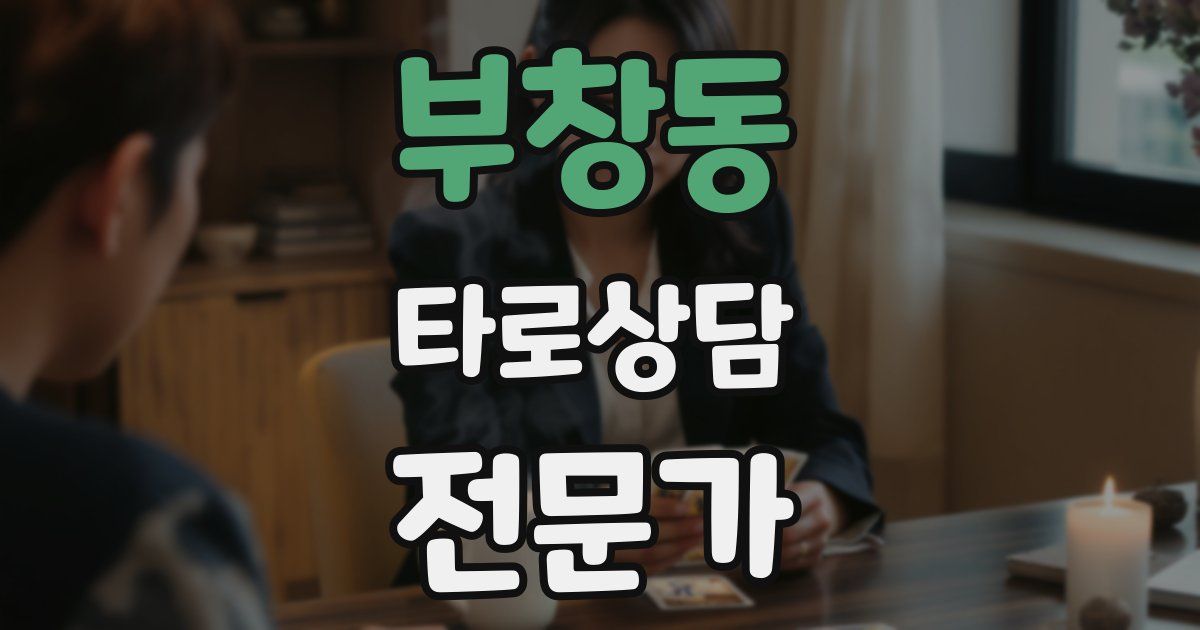 부창동 타로상담전문가 자격증