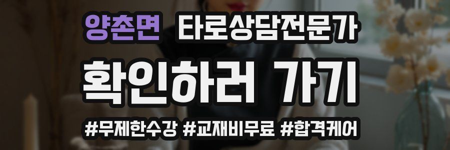 양촌면 타로상담전문가 자격증