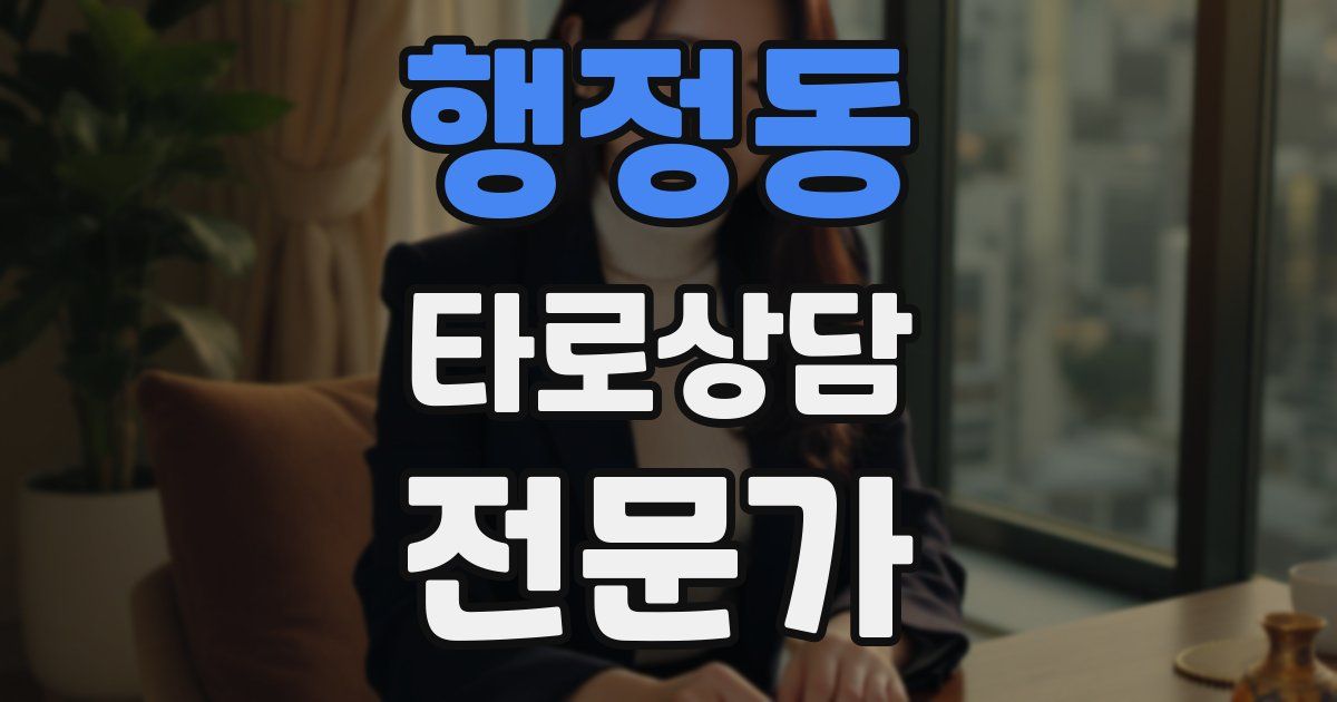 행정동 타로상담전문가 자격증