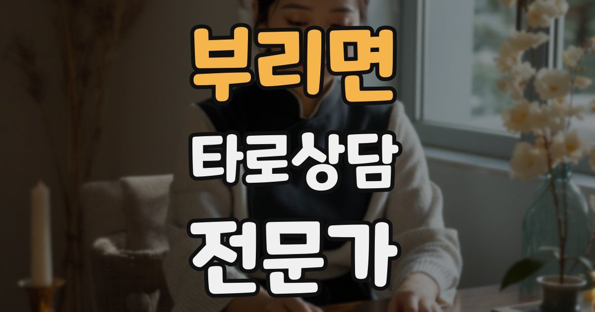 부리면 타로상담전문가 자격증