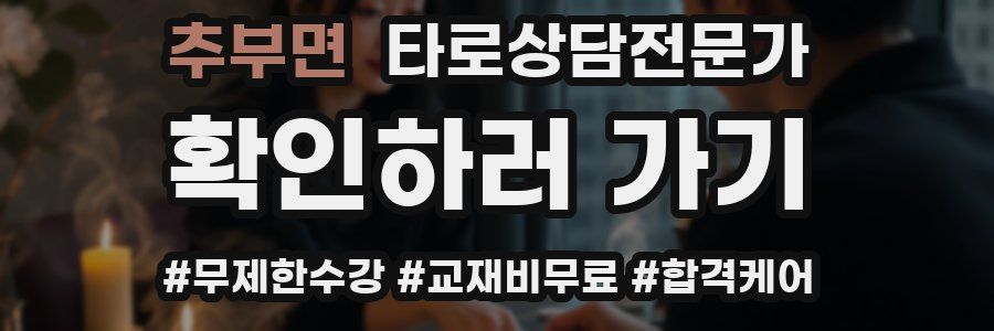 추부면 타로상담전문가 자격증