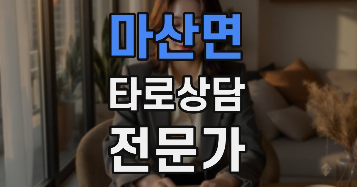 마산면 타로상담전문가 자격증