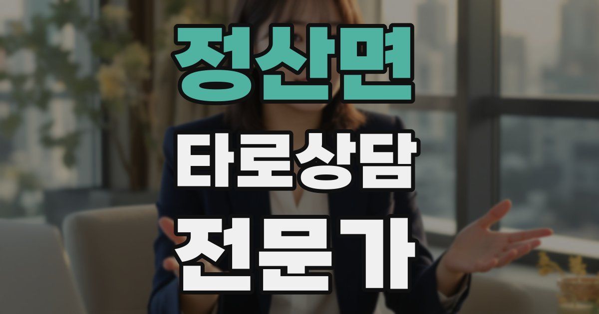 정산면 타로상담전문가 자격증