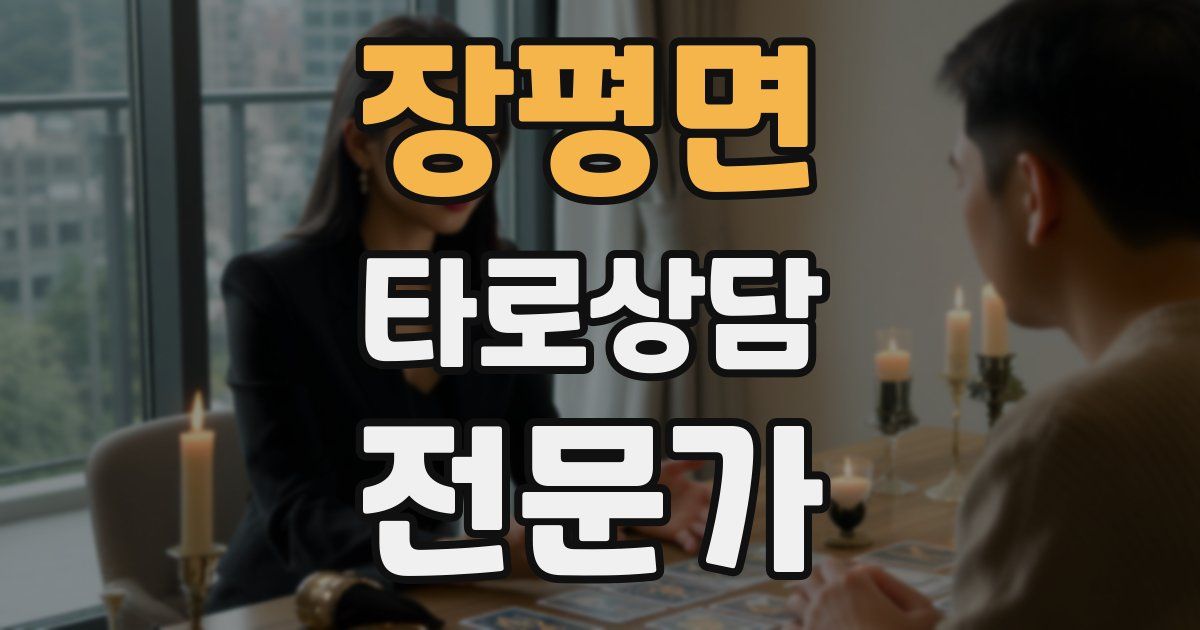 장평면 타로상담전문가 자격증