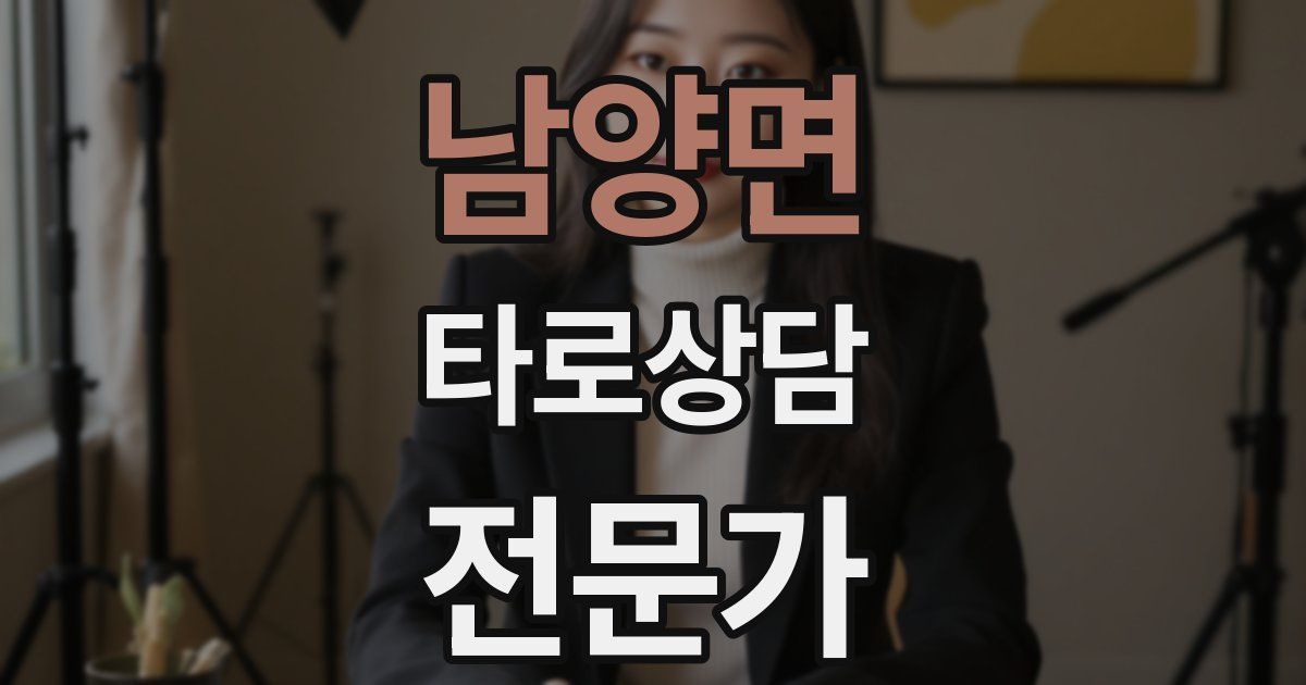 남양면 타로상담전문가 자격증