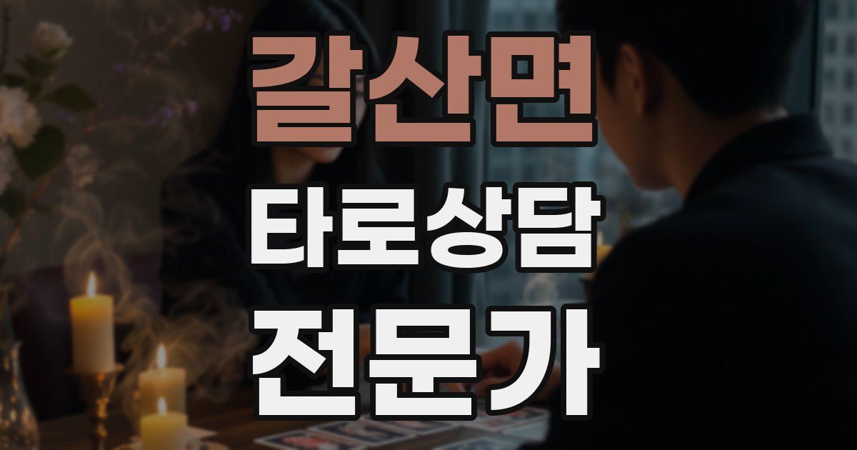 갈산면 타로상담전문가 자격증