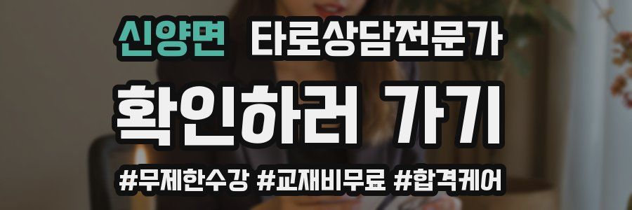 신양면 타로상담전문가 자격증