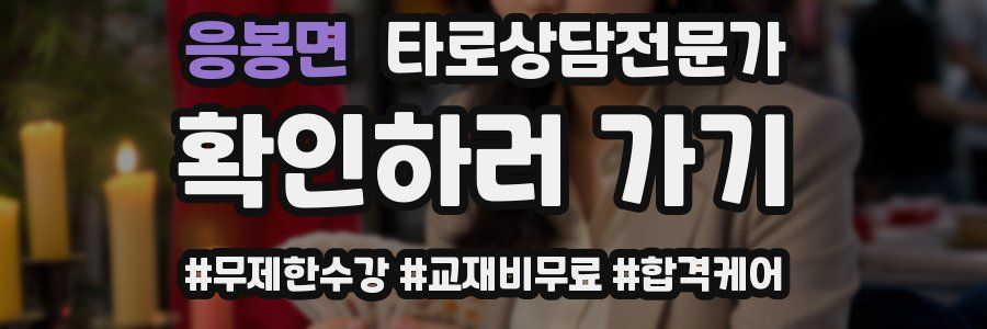 응봉면 타로상담전문가 자격증