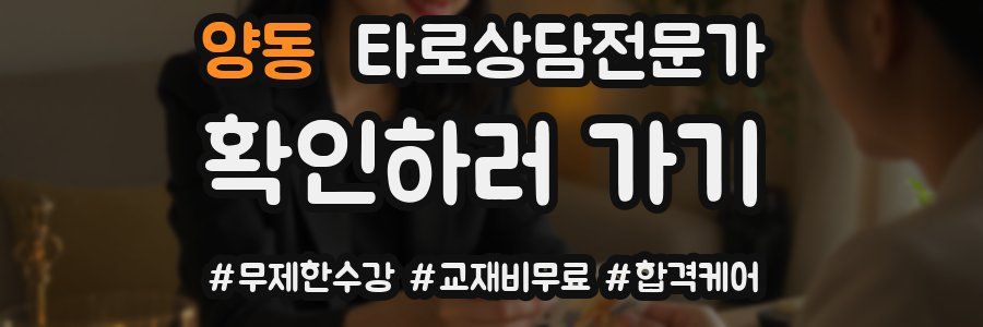 양동 타로상담전문가 자격증