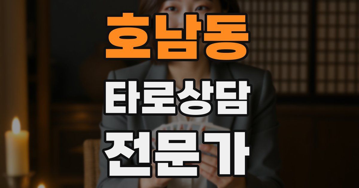 호남동 타로상담전문가 자격증