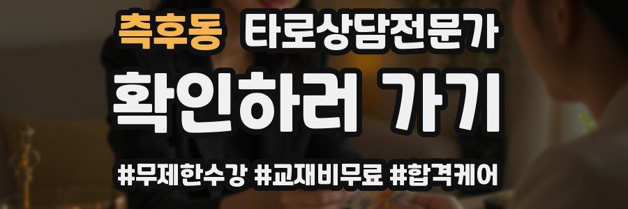 측후동 타로상담전문가 자격증