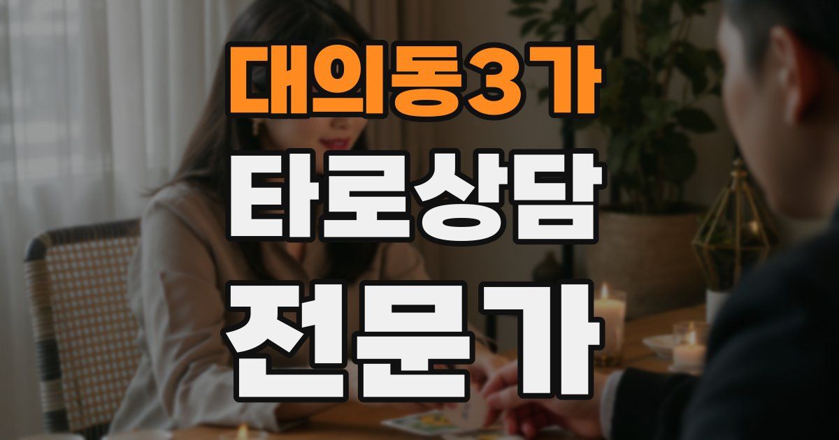 대의동3가 타로상담전문가 자격증