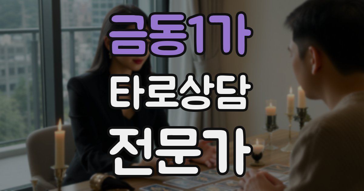 금동1가 타로상담전문가 자격증