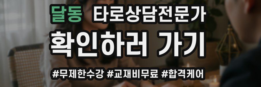 달동 타로상담전문가 자격증