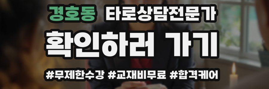 경호동 타로상담전문가 자격증