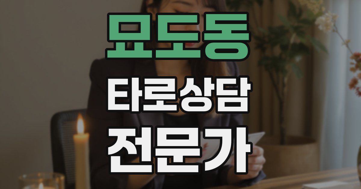 묘도동 타로상담전문가 자격증