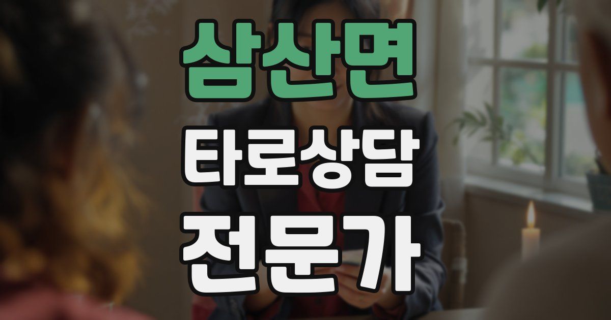 삼산면 타로상담전문가 자격증