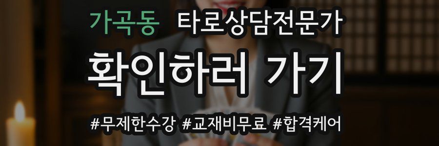 가곡동 타로상담전문가 자격증