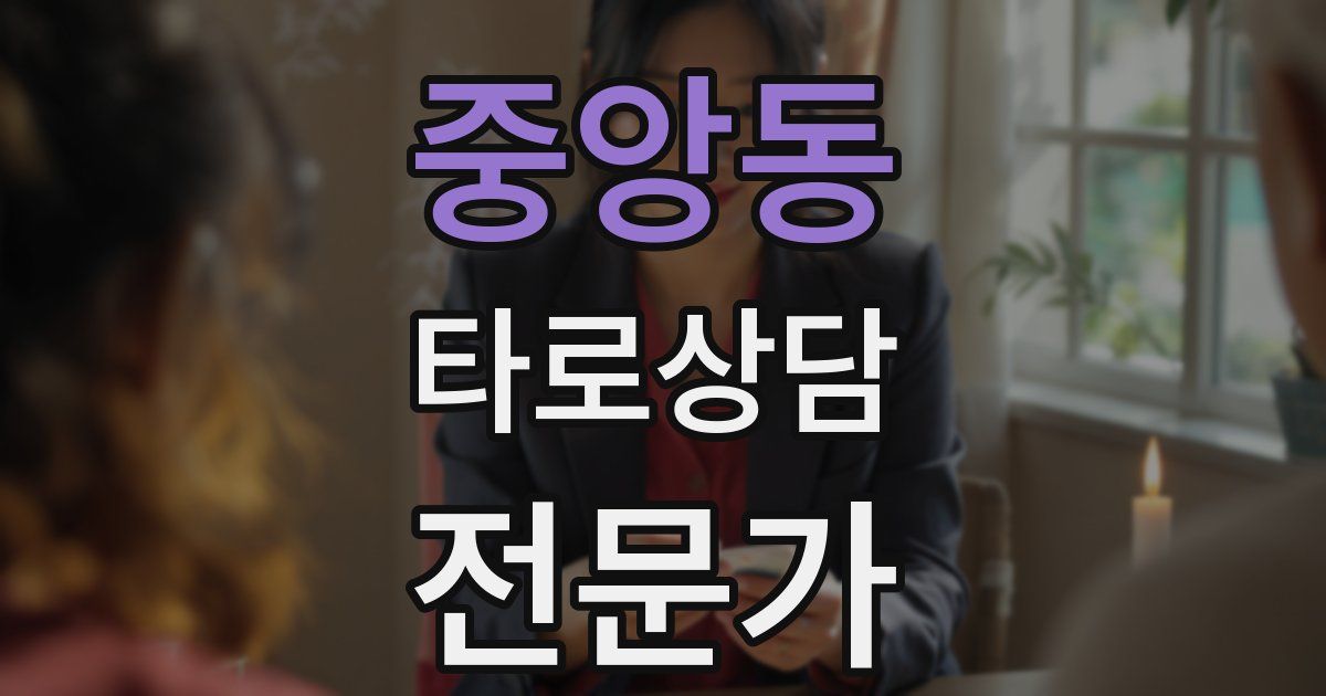 중앙동 타로상담전문가 자격증