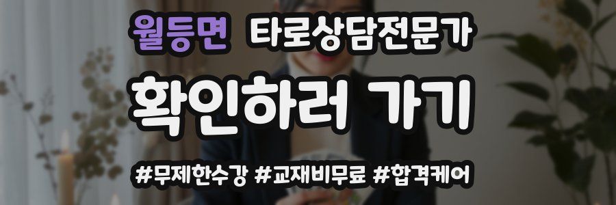 월등면 타로상담전문가 자격증