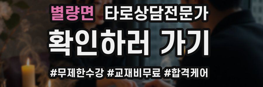 별량면 타로상담전문가 자격증