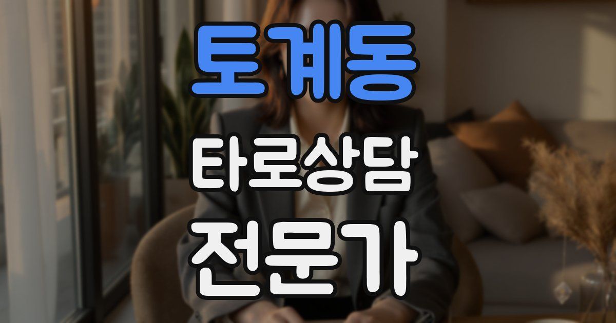 토계동 타로상담전문가 자격증