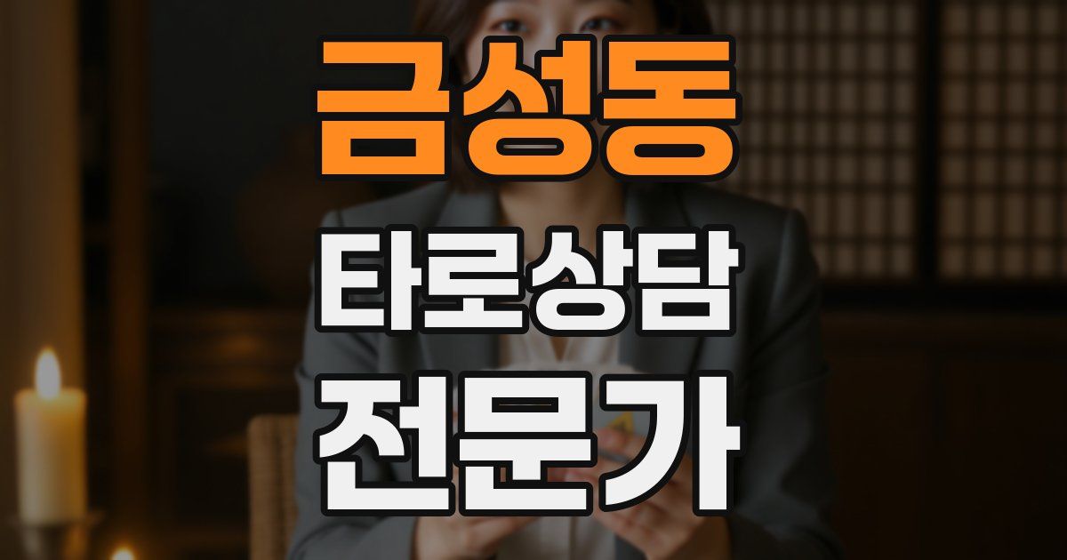 금성동 타로상담전문가 자격증