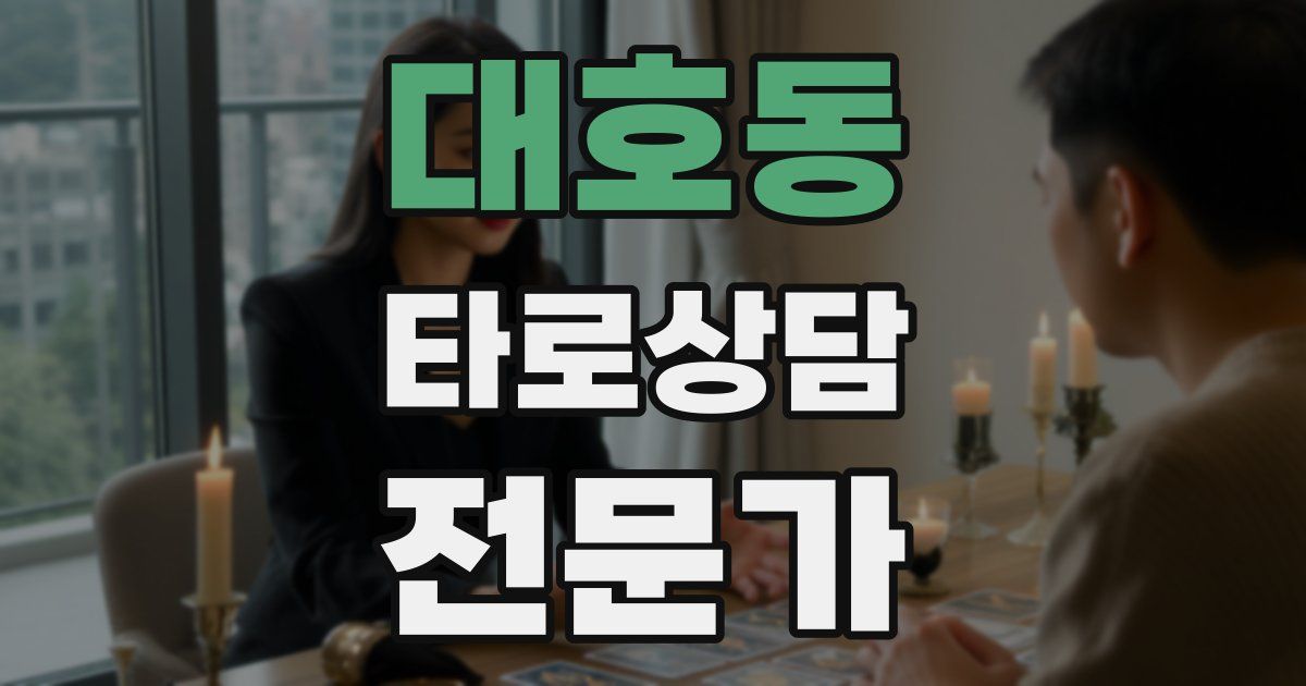 대호동 타로상담전문가 자격증