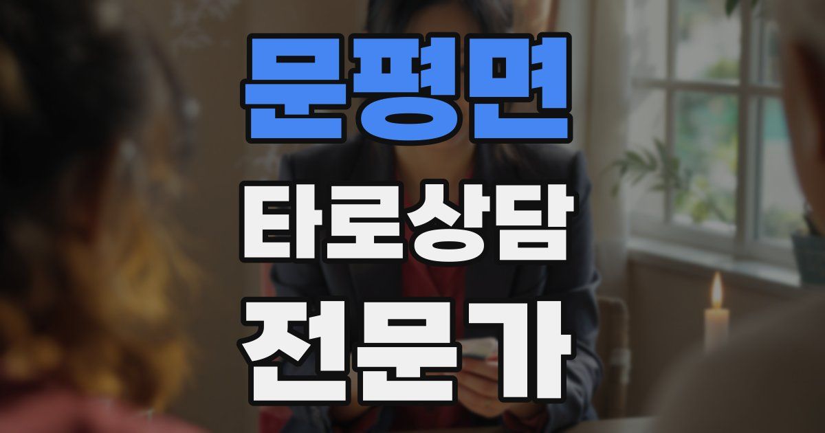 문평면 타로상담전문가 자격증