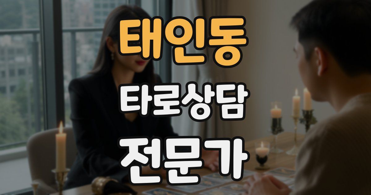 태인동 타로상담전문가 자격증