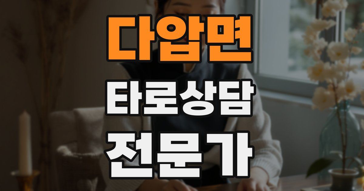 다압면 타로상담전문가 자격증