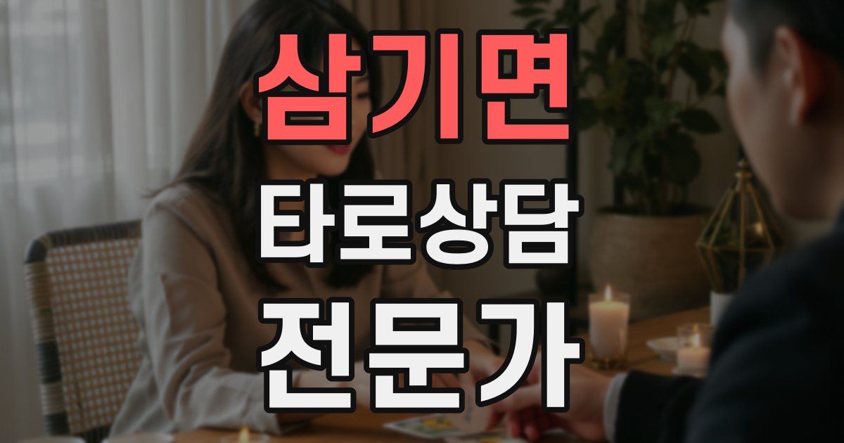 삼기면 타로상담전문가 자격증
