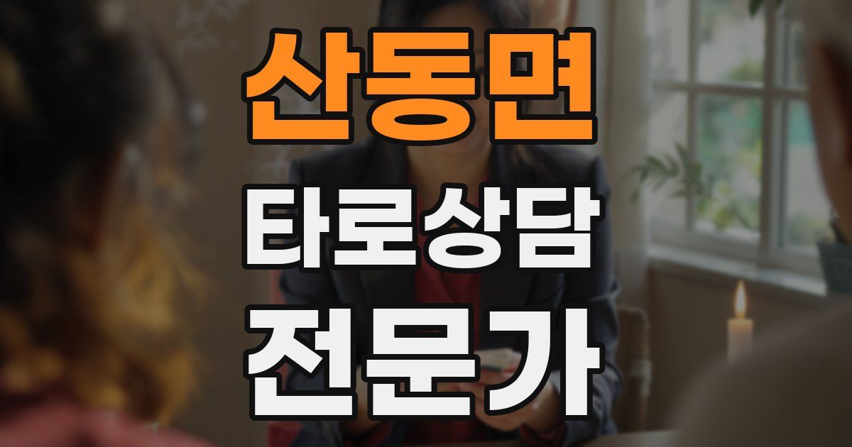 산동면 타로상담전문가 자격증