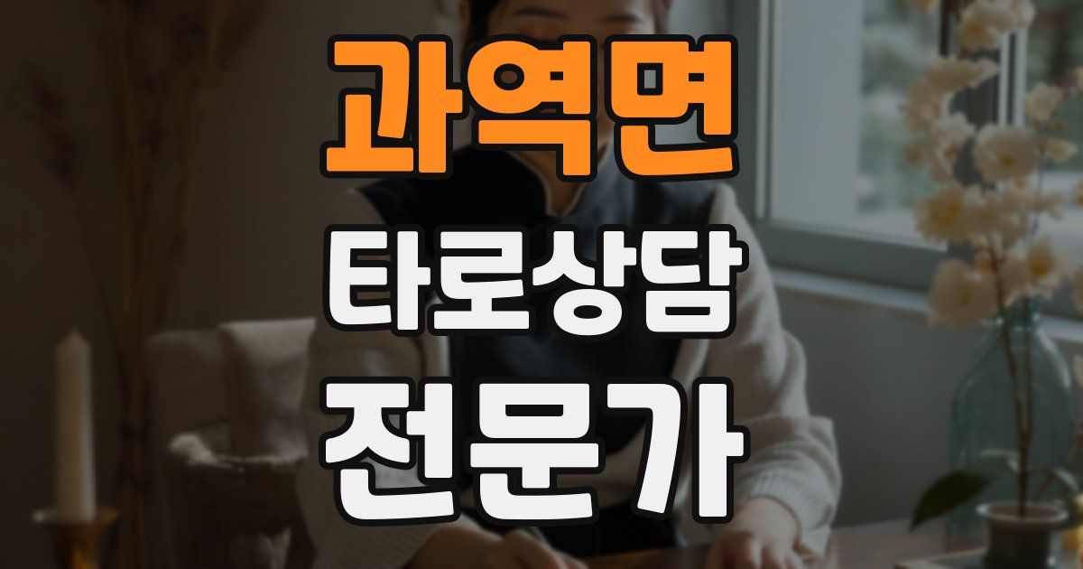 과역면 타로상담전문가 자격증