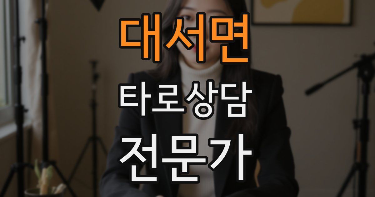 대서면 타로상담전문가 자격증