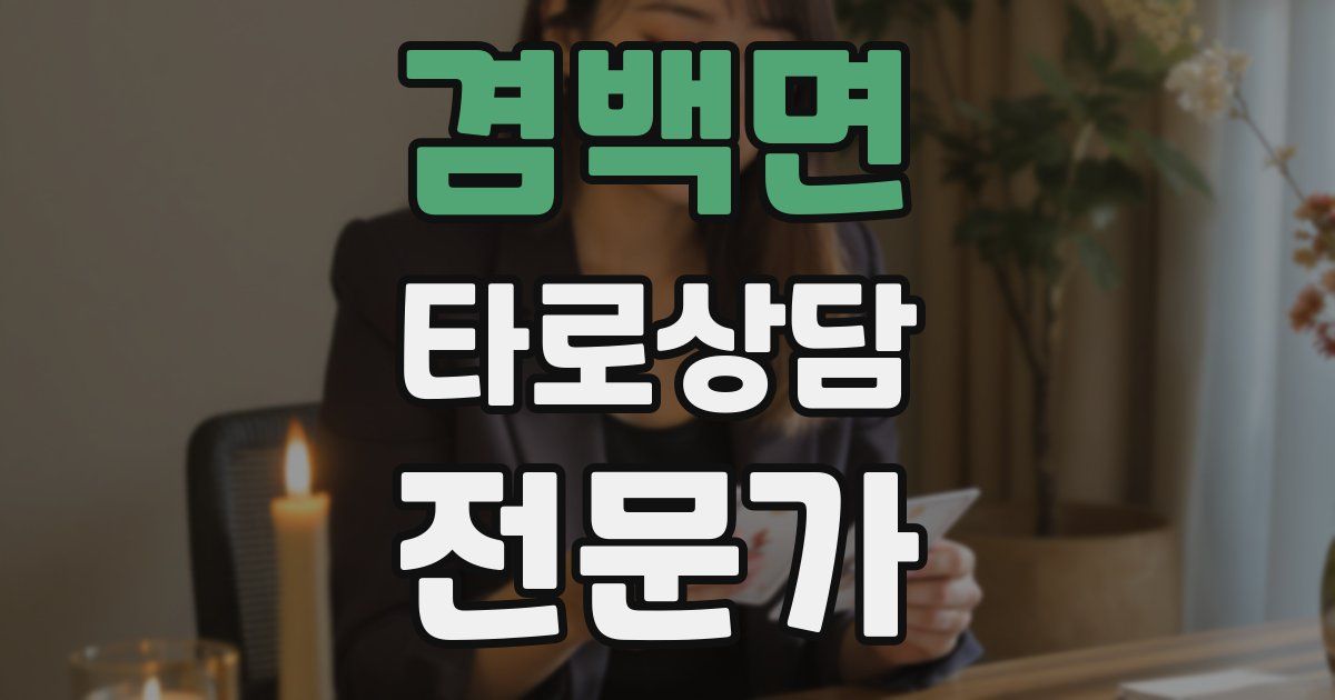 겸백면 타로상담전문가 자격증