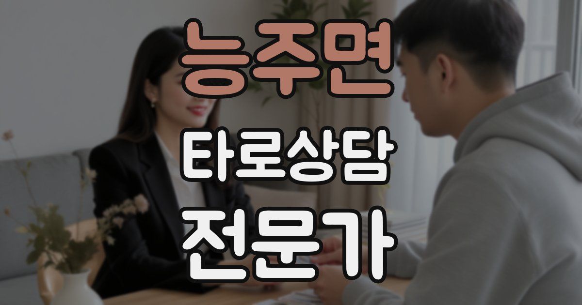 능주면 타로상담전문가 자격증