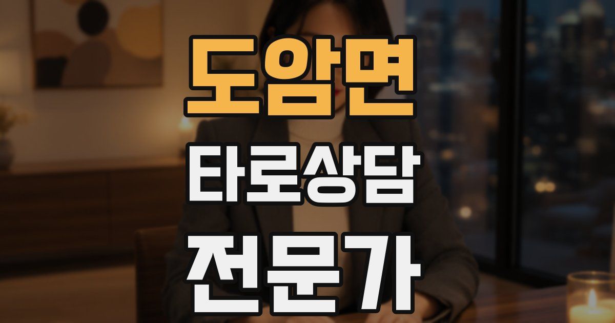 도암면 타로상담전문가 자격증